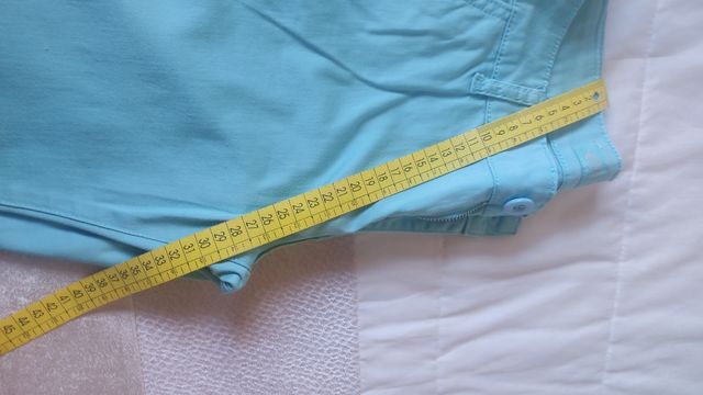 Pantalones turquesa | tiro alto
