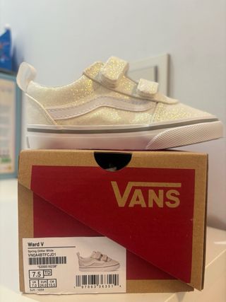 Zapatos Vans niña purpurina