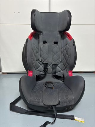 Silla coche niño isofix gris