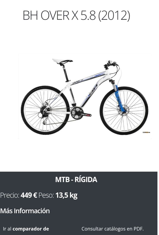 Bicicleta BH Over-x MTB