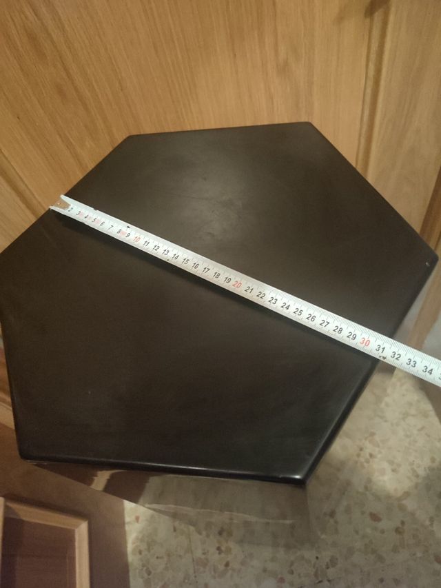 Columna Decorativa Flores - Madera