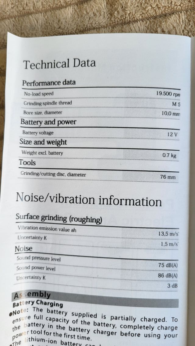 Amoladora Angular Portátil