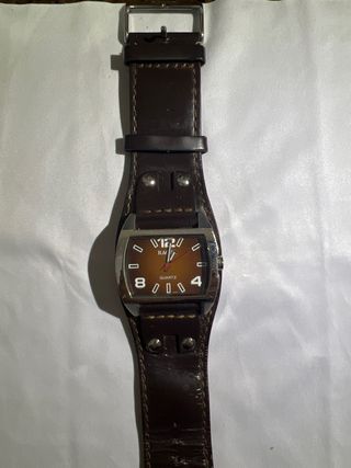 5 Reloj Pulsera - Plata & Marrón POTENS RACER...