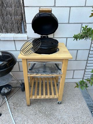 Kamado + Weber Compact Kettle 47 + Accesorios