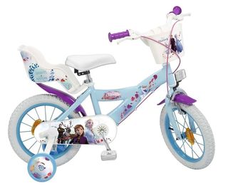 Bicicleta 14" - Disney Frozen - Sin uso - Ruedines
