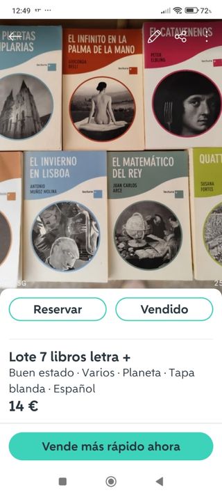 LOTE 60 LIBROS POR 80€