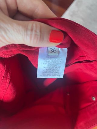 Pantalones Jegging Kilarny rojos