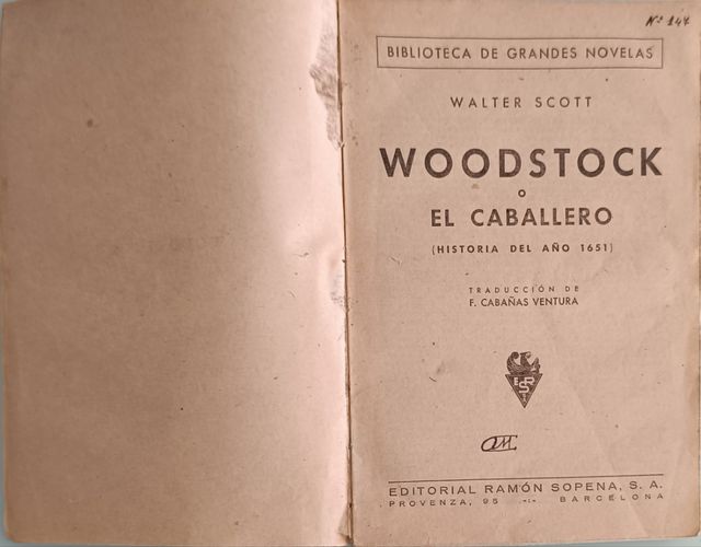 Libros antiguos Ramón Sopena