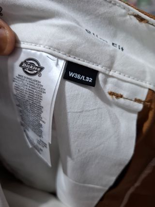 Pantaloni Chino Dickies Marroni Tg L