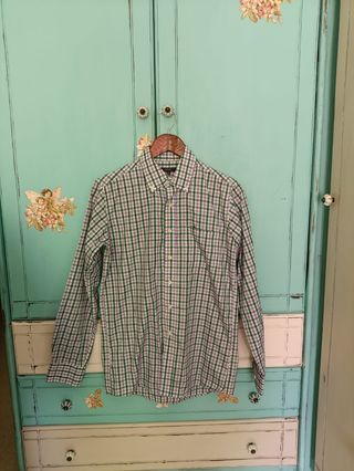 Camisa cuadros verde-morada