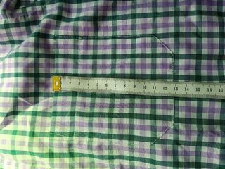 Camisa cuadros verde-morada