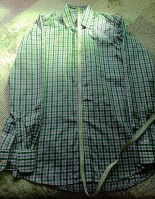 Camisa cuadros verde-morada