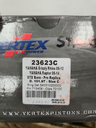 Cilindro e pistone Yamaha Raptor 700