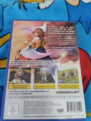 Caja vacía del Final Fantasy X PS2