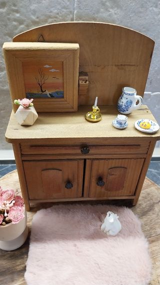 Mobile vintage casa bambole o topo Maileg