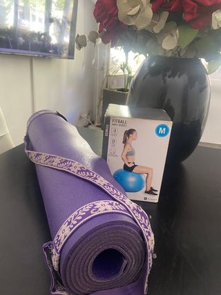 Esterilla yoga + Fitball Anti-Burst