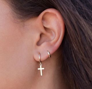 Pendientes Aristocrazy: cruz y aros