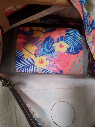Zaino Lonsdale floreale rosa