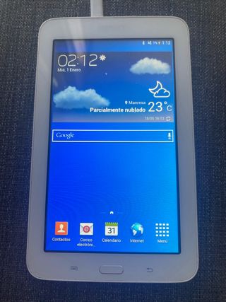 Tablet Samsung Galaxy Tab 3 Lite SM-T110 blanca
