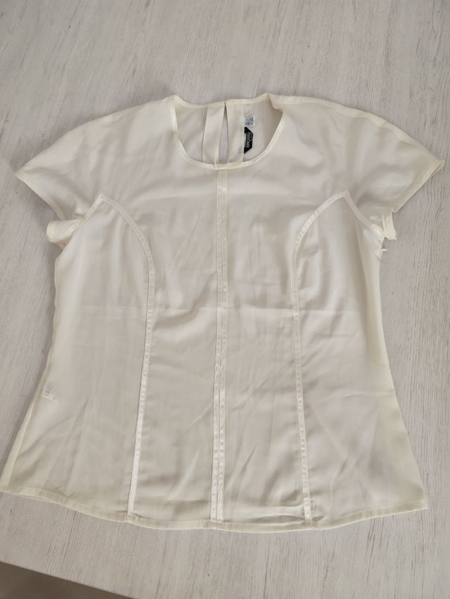 Blusa blanca Simorra - Talla M