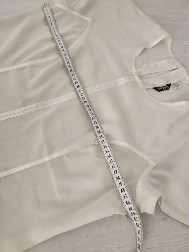 Blusa blanca Simorra - Talla M