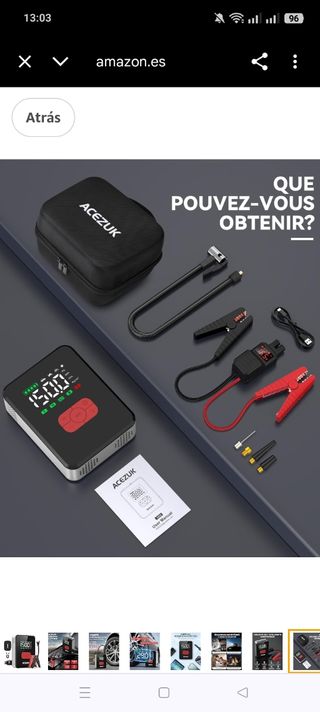 Arrancador ACEZUK M06- Portátil