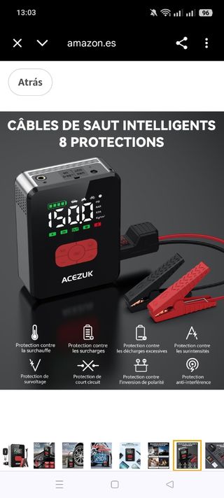 Arrancador ACEZUK M06- Portátil