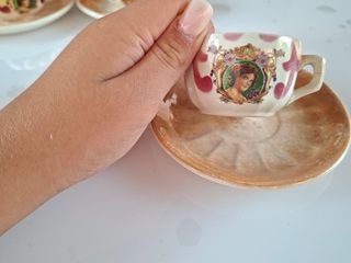 Set 5 tazze porcellana vintage