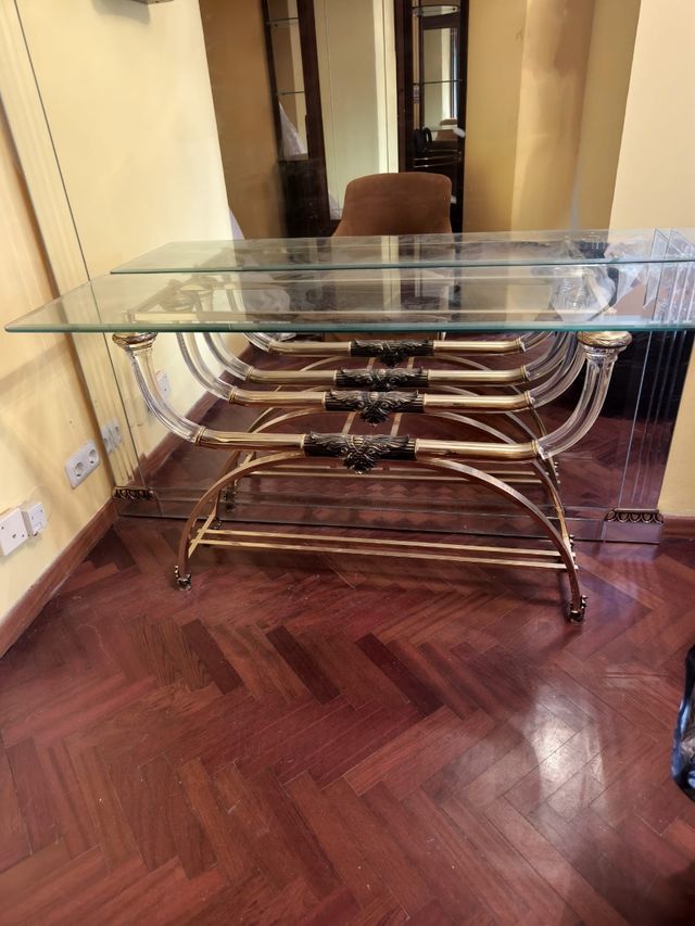 Mueble Recibidor cristal 40 x 130 cm