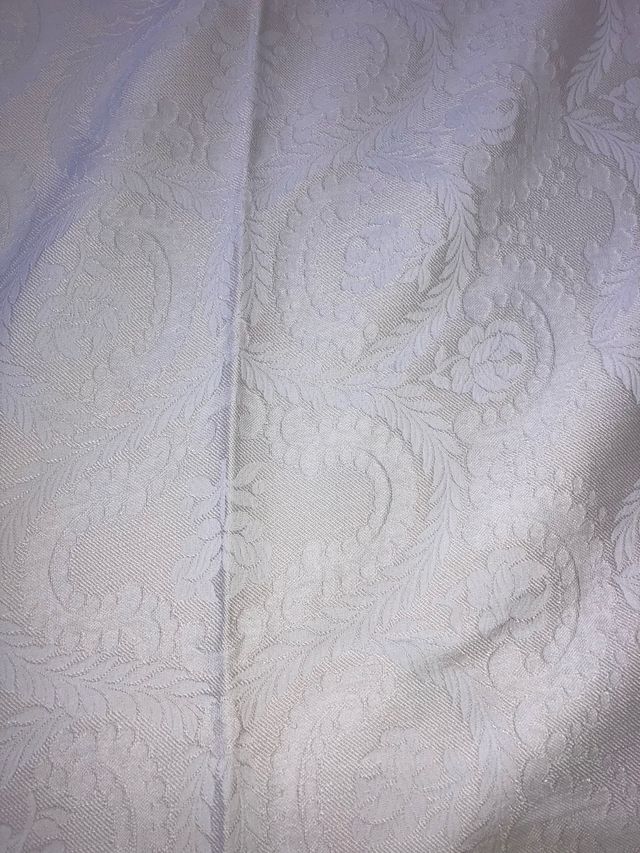 Colcha beige - flecos