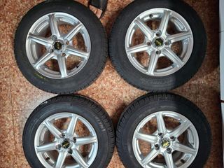 4 Llantas 13" + Neumáticos 145/80/13
