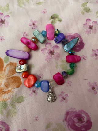 Pulsera nácar esmaltado multicolor