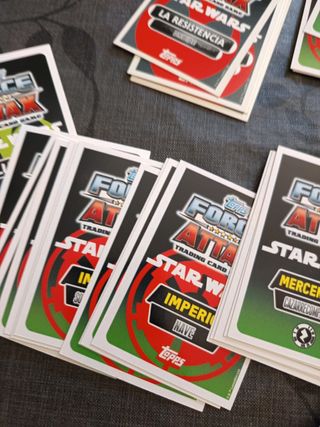 Cromos  y cards Star Wars de distintas colecciones