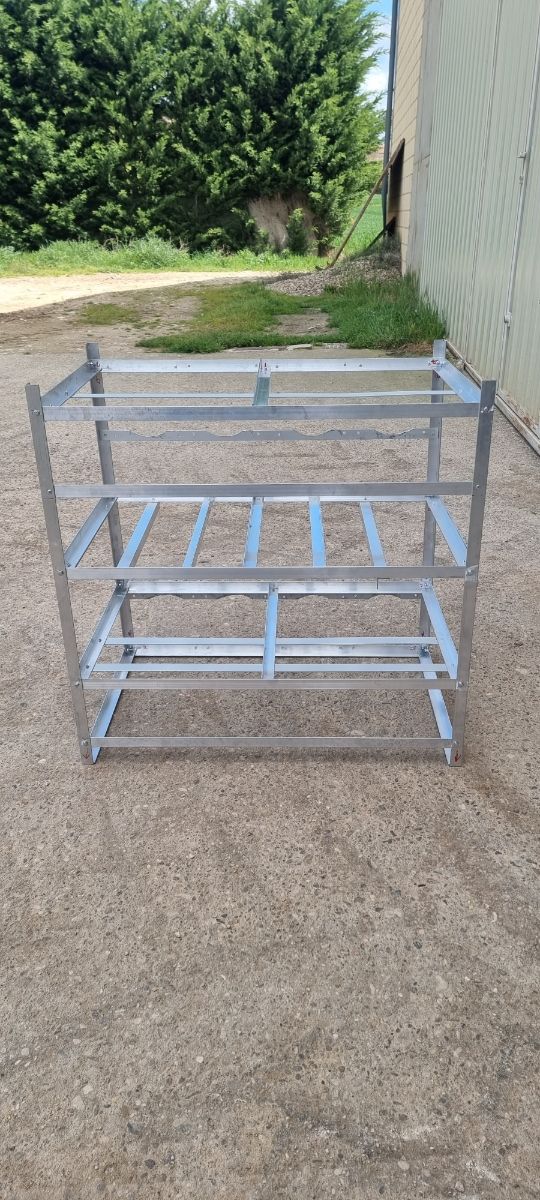 Rig minería aluminio para 16 tarjetas graficas