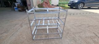 Rig minería aluminio para 16 tarjetas graficas