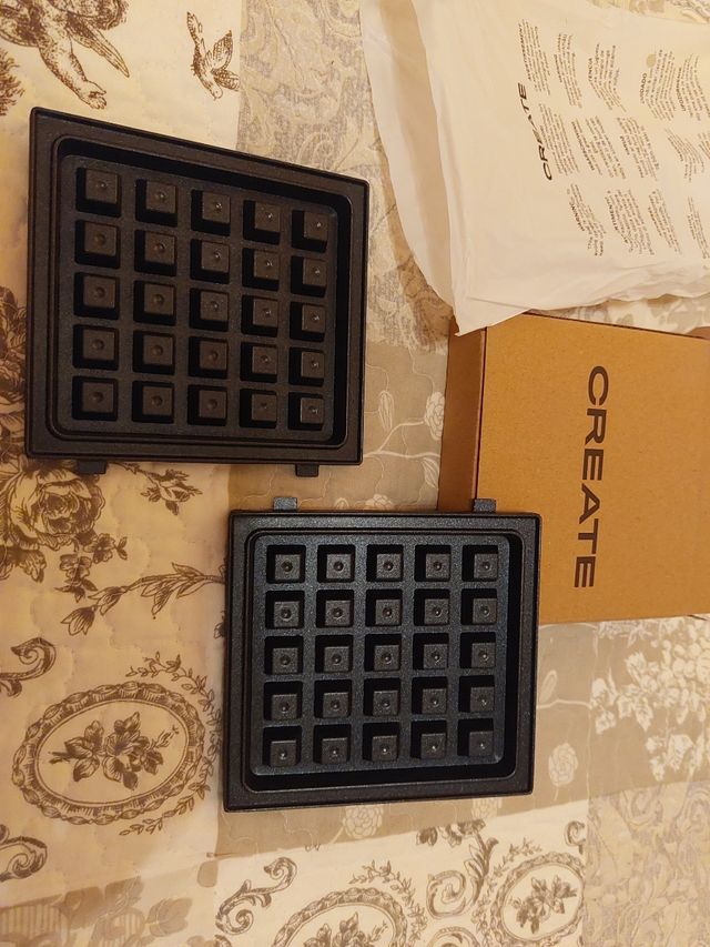 2 Placas para gofrera CREATE