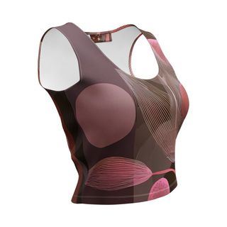 Top sin mangas - estampado floral