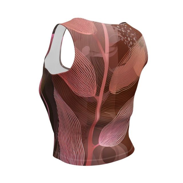 Top sin mangas - estampado floral