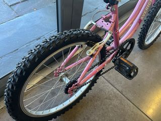 Bicicleta niña rosa tamaño rueda 20 en buen estado