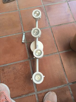 Focos LED blancos - 4 luces