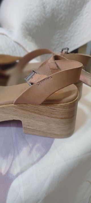 Sandalias plataforma marrones