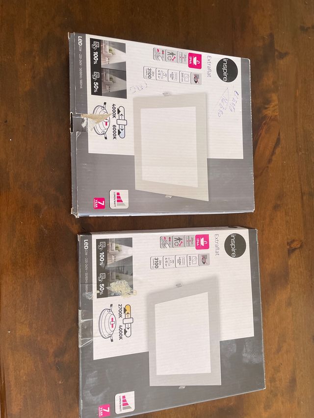 2 Plafones LED Inspire - Extraflat