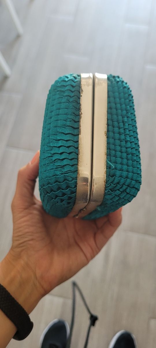 Bolso fiesta turquesa