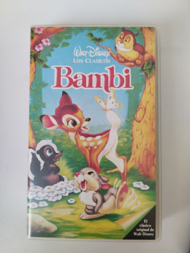 VHS Bambi - Clásico Disney Español