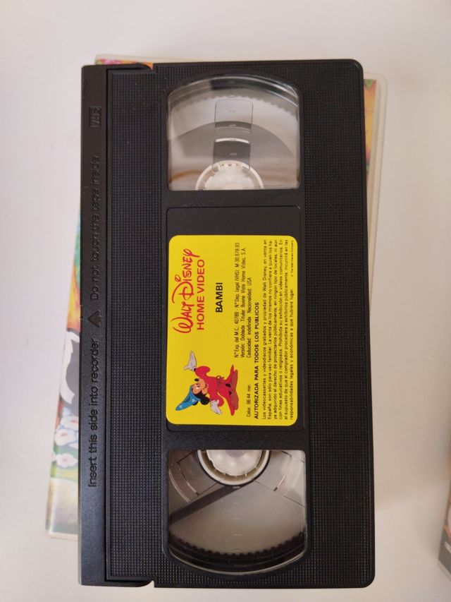 VHS Bambi - Clásico Disney Español