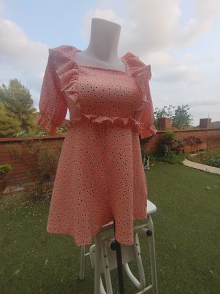 Mono rosa estampado - NUEVO con etiquetas