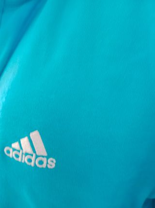 Chaqueta Adidas azul turquesa vintage. Unisex. 