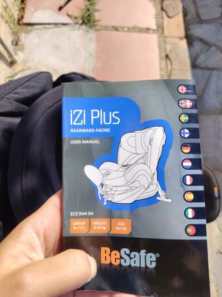 Sillita de coche BeSafe Izi Plus
Grupo 0-2 