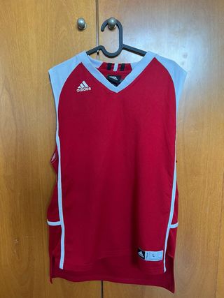 Camiseta Adidas roja vintage 