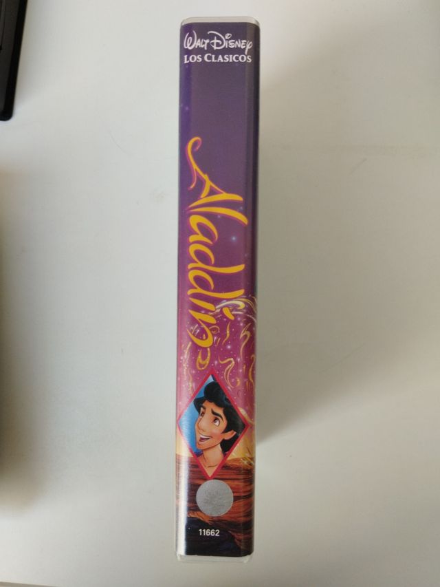 VHS Aladino - Clásicos Disney